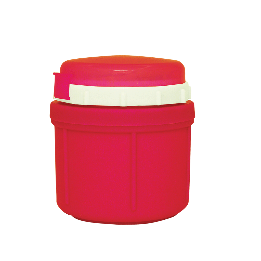 Photo of 10FJR 10 Ounce Insulated Cherry Red Food Jar Range Kleen image