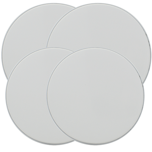 501 4 Pack Round White Burner Cover Set by Range Kleen