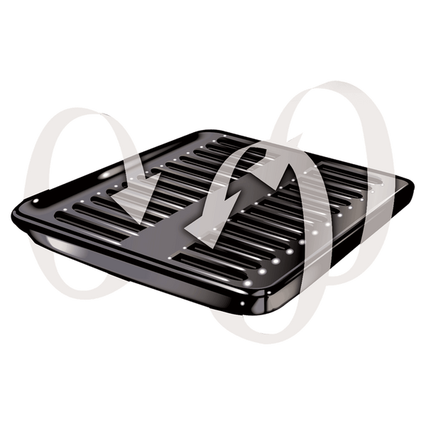 BP102S 2 Piece Convection Air Fry Bake and Broil Pan