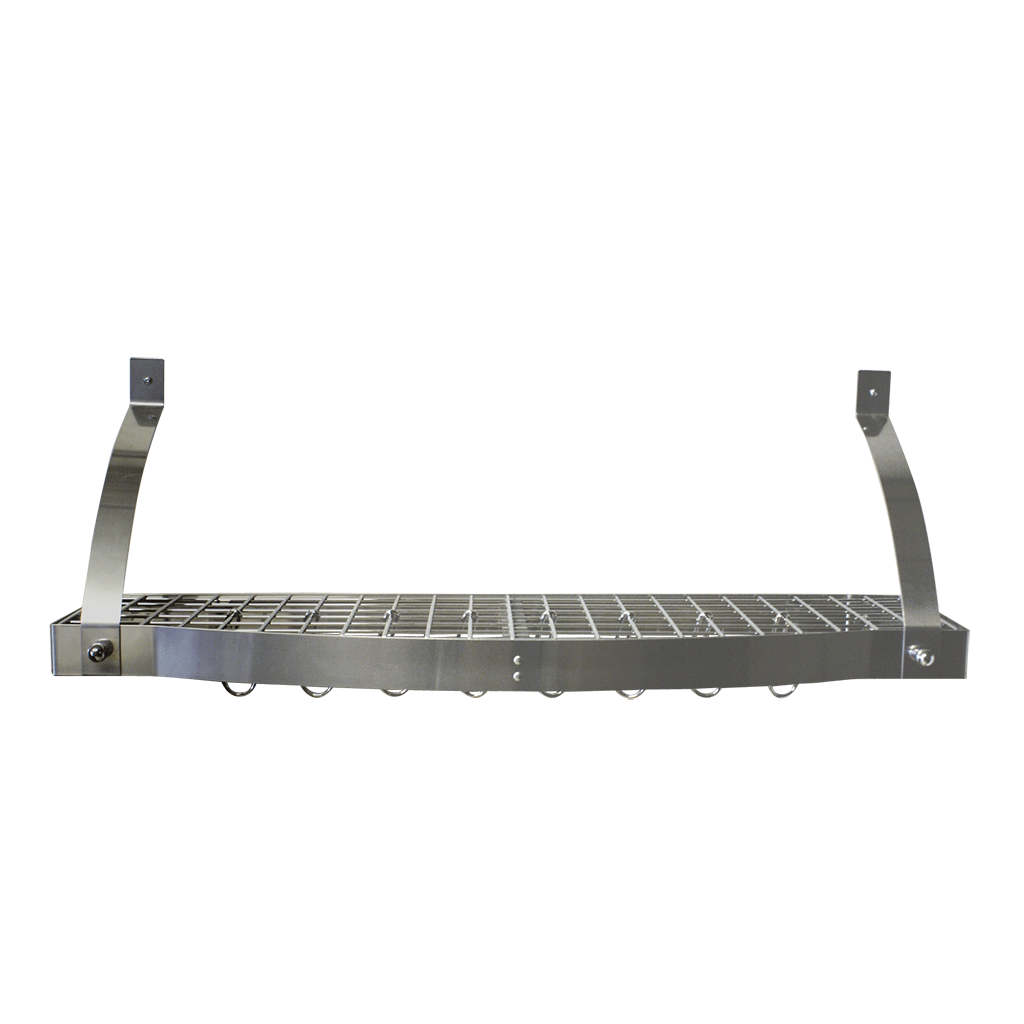 CW6009 Stainless Steel Bookshelf Pot Rack Range Kleen