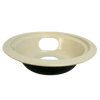 P107A Style C Small Heavy Duty Almond Porcelain Drip Pan