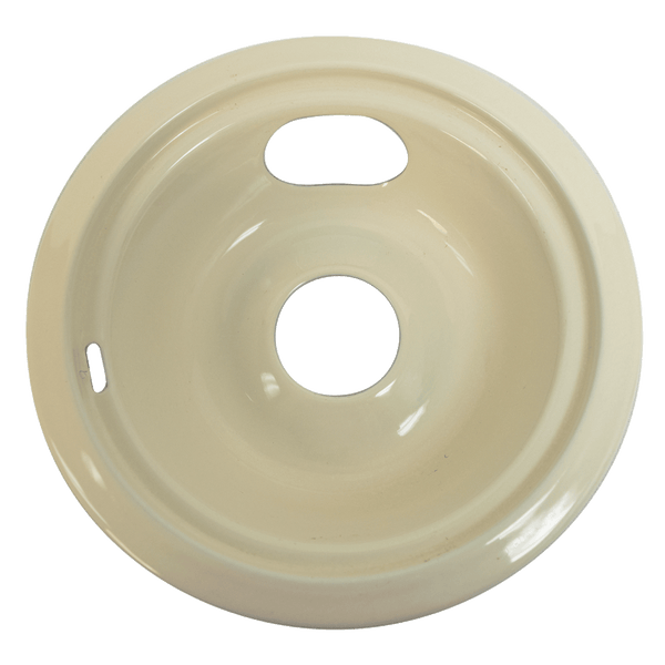 P107A Style C Small Heavy Duty Almond Porcelain Drip Pan