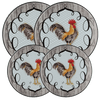 5133 4-Pack "On a Roost"© Andi Metz Round Burner Covers