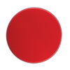 5135 4-Pack Round Solid Red Burner Cover Set