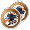 R51AF10RDX2 8 Inch Round Unbleached Disposable Parchment Air Fry Liner 20 Pack