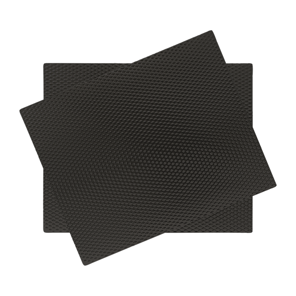 SM1417BLWRX2 2-Pack Black Matte Nonslip Counter Mat 14 x 17-Inches