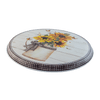 SM1720BL5136 5 Piece Set: 17 x 20-Inch Black Matte Counter Mat and 4-Pack Garden Harvest Burner Covers