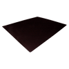 angled Matte Black Counter Mat on plain background
