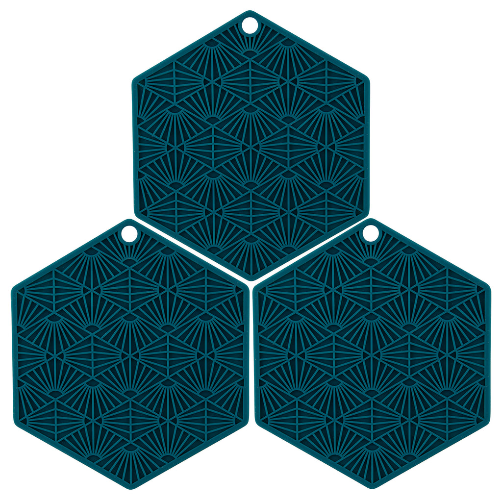TD112AX3 3-Pack Silicone 3 in 1 Tool in Sea Green by Taste of Home