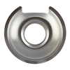 1056RGE8 Style D 8 Pack Heavy Duty Chrome 4 Piece Drip Pans and 4 Piece Trim Rings Range Kleen
