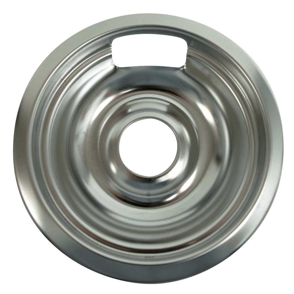 113A Range Kleen Small Heavy Duty Chrome Westinghouse Replacement Drip Bowl