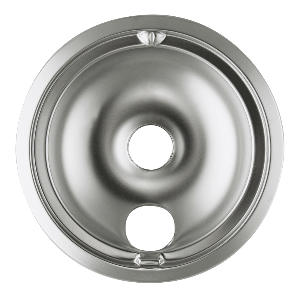 120A Style B Large Heavy Duty Chrome Drip Bowl Range Kleen