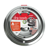 12782XCD5 Style A 2 Pack Heavy Duty Chrome Drip Bowls Range Kleen