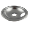 180A Style C Large Heavy Duty Chrome Drip Bowl with Step Down Range Kleen