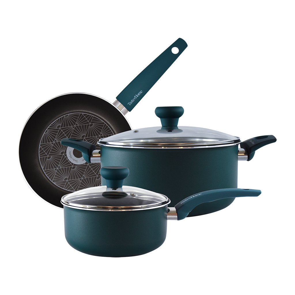 Taste of Home 5-Piece Non-Stick Aluminum Cookware Set