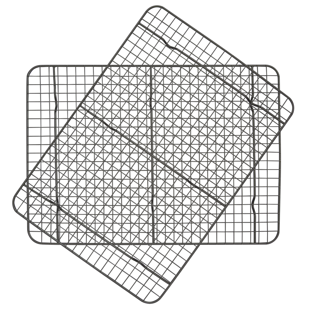 Set of 2) Stainless Steel 12 x 17 Baking & Cooling Racks, 12 x 17