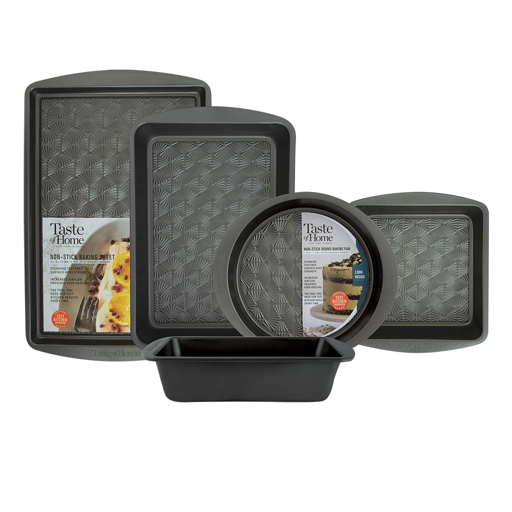 5-piece bakeware set taste of home