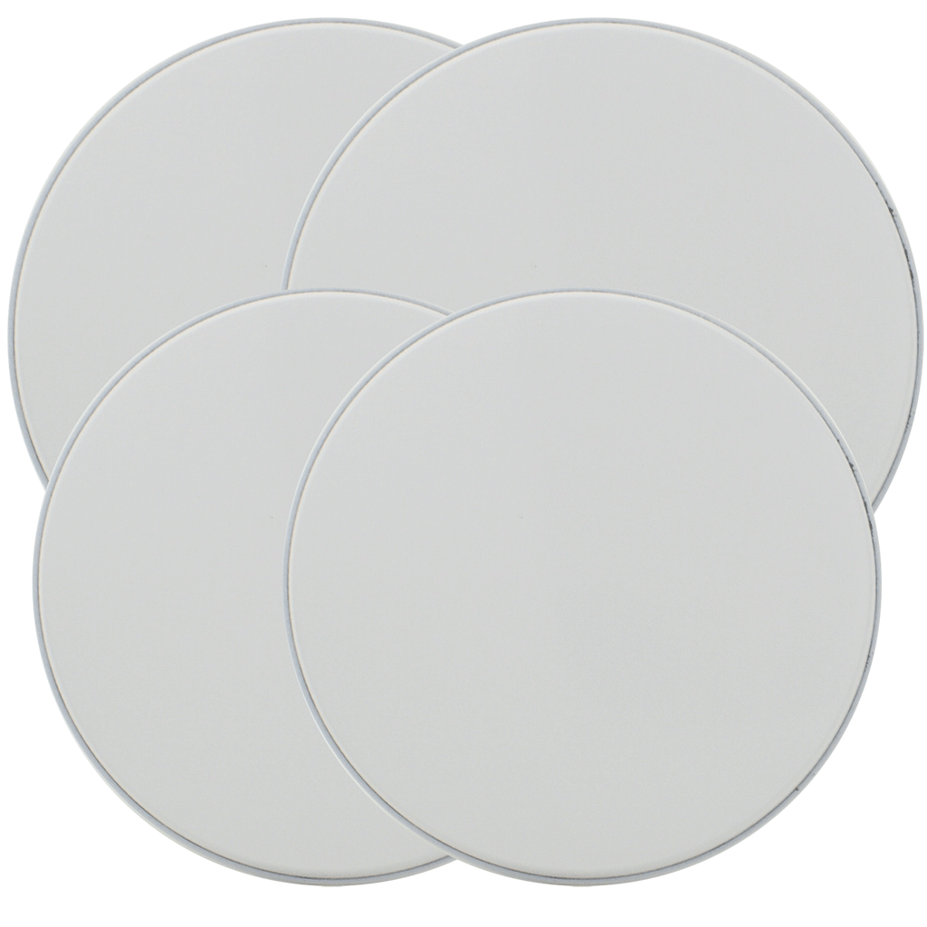 501 4 Pack Round White Burner Cover Set by Range Kleen