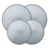 5103 4 Pack Round Silver Burner Cover Set Range Kleen