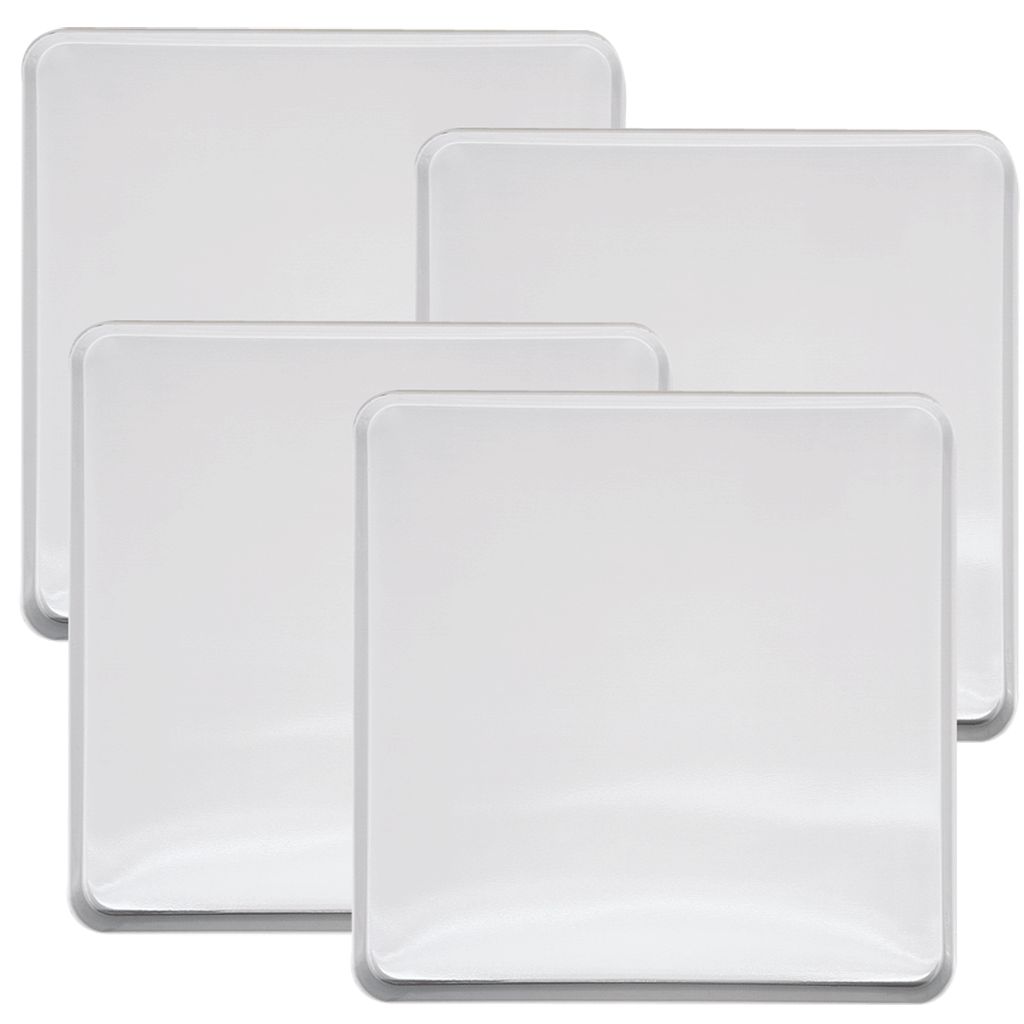 563 4 Pack White Square Burner Cover Set Range Kleen Gas Burner Cover –  RangeKleen