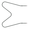 7535 Bake Element Electrolux Brands 2585W 240V