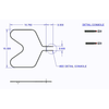 7536 Bake Element Maytag and Whirlpool Brands 1950.2600W 208.240V