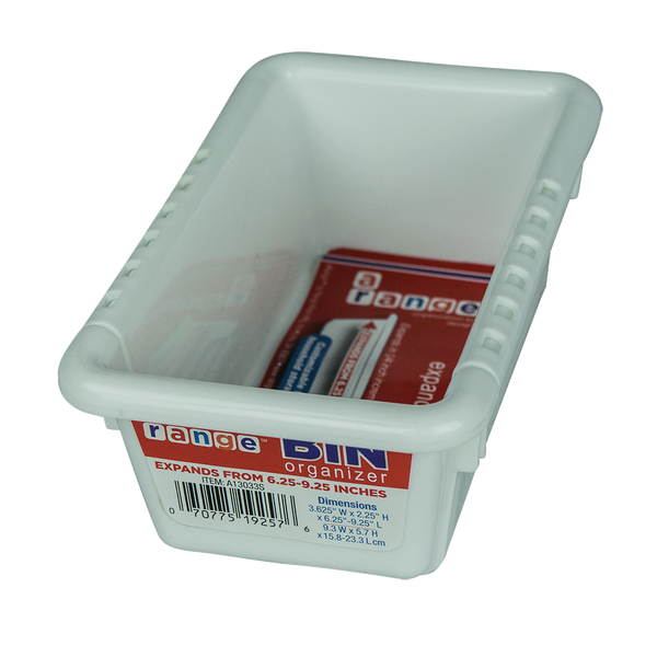 A13033S Expandable Bin Organizer  3 x 6-9 inches Range Kleen closed