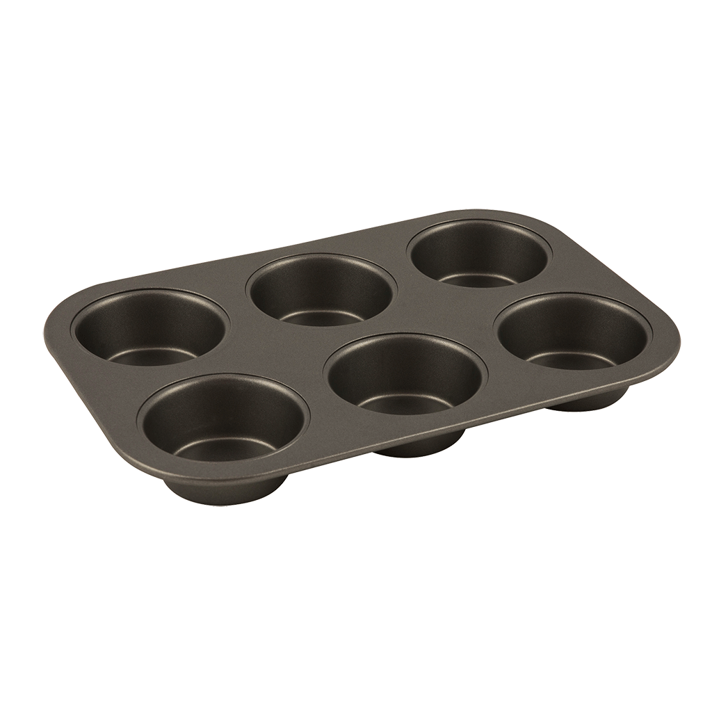 Stainless Steel Muffin Pan 6 Cup – Natural Lifestyle Market