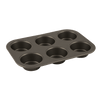 B13M6 Non-Stick 6 Cup Muffin and Cupcake Pan Range Kleen side view