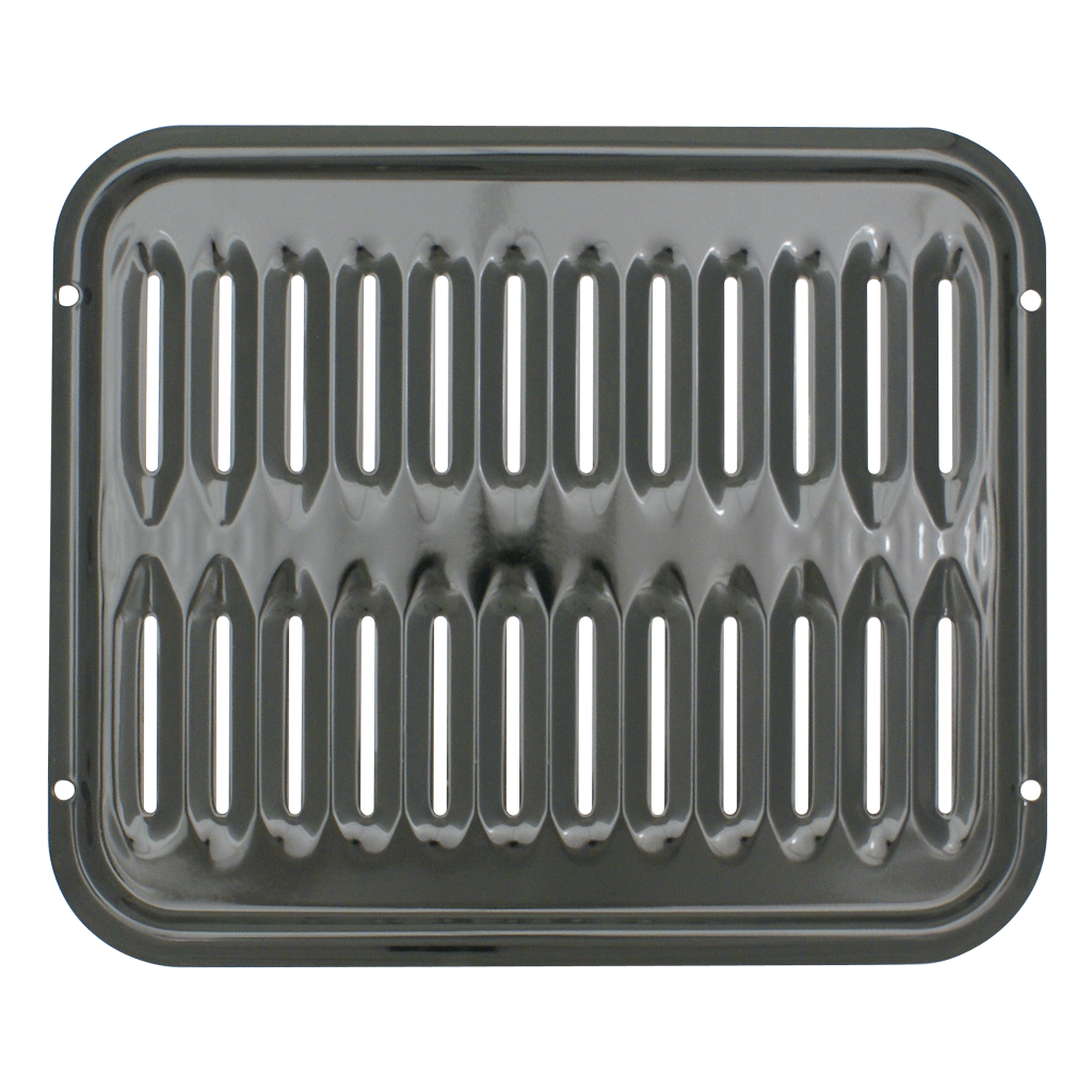 Broiler Pan With Rack, Black Porcelain Enamel, 3-Pc.