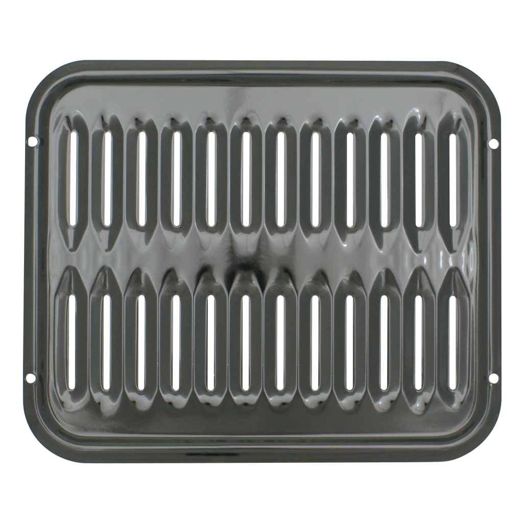 Oven Broiler Rack Pan 2 Piece, 16 x12 Porcelain/Enamel