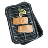 BP1026X2 5 Piece Air Fry Bake and Broiler Pan Large and Small Pans plus Scrape and Kleen