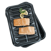 BP1026X2 5 Piece Air Fry Bake and Broil Pan Large and Small Pans plus Scrape and Kleen