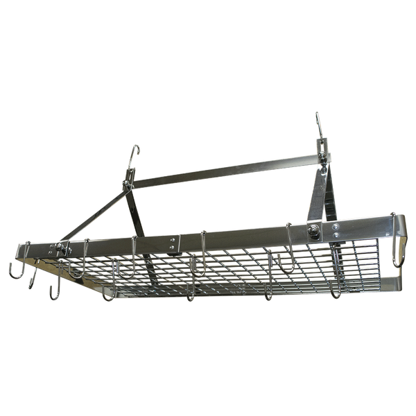 CW6014 Stainless Steel Rectangle Hanging Pot Rack Range Kleen