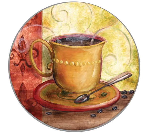 5080 4 Pack French Roast Round Licensed Burner Kovers by Tre Sorelle Studios  FINAL SALE