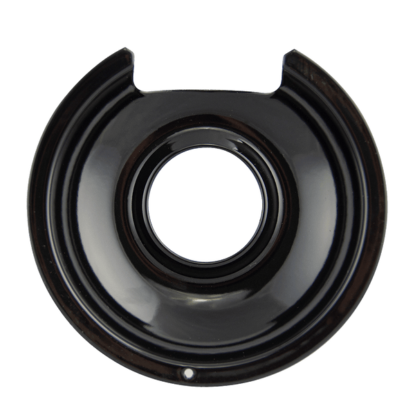 P103 Style E Small Heavy Duty Black Porcelain Drip Pan Range Kleen