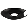 P104 Style E Large Heavy Duty Black Porcelain Drip Pan Range Kleen