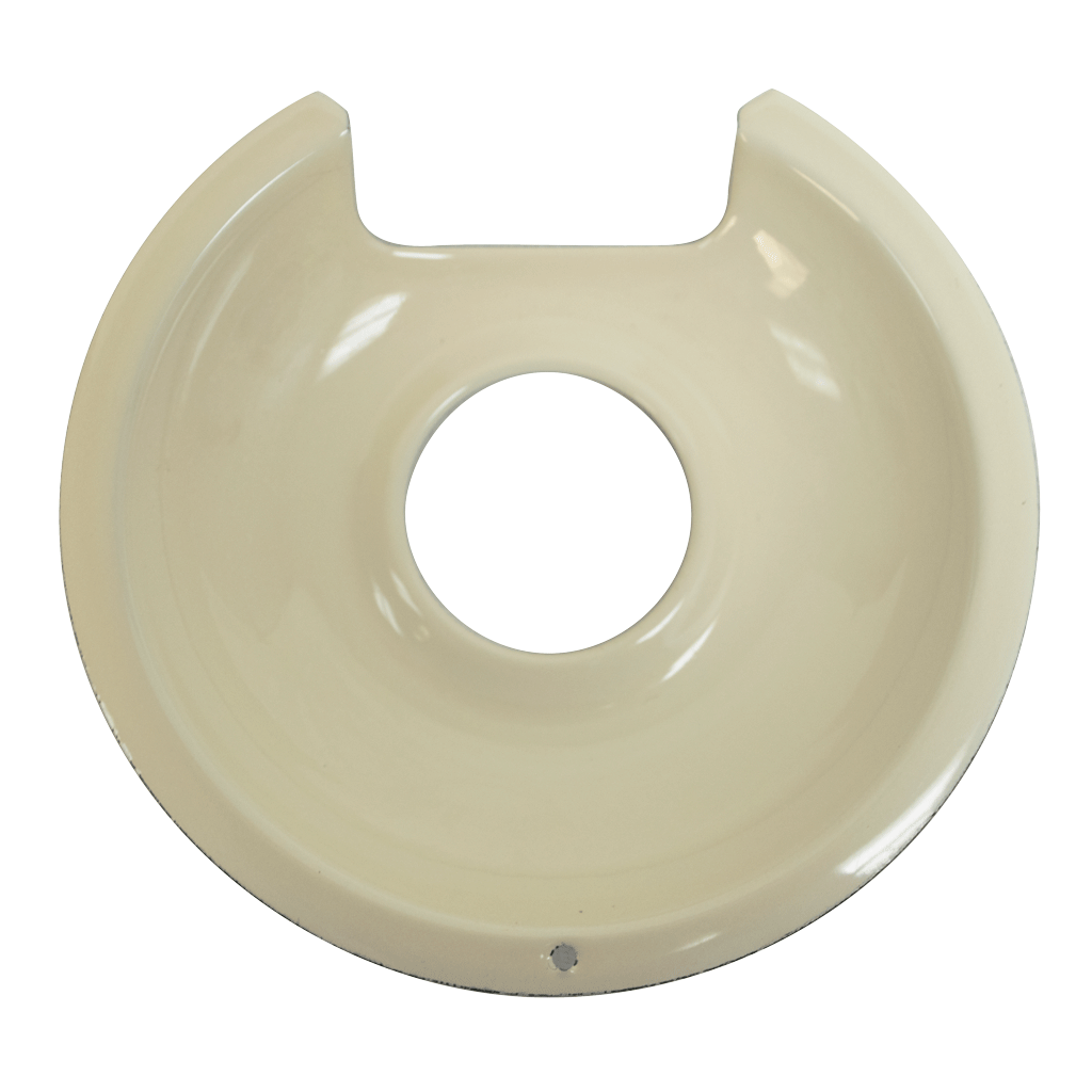 P105A Style D Small Heavy Duty Almond Porcelain Drip Pan