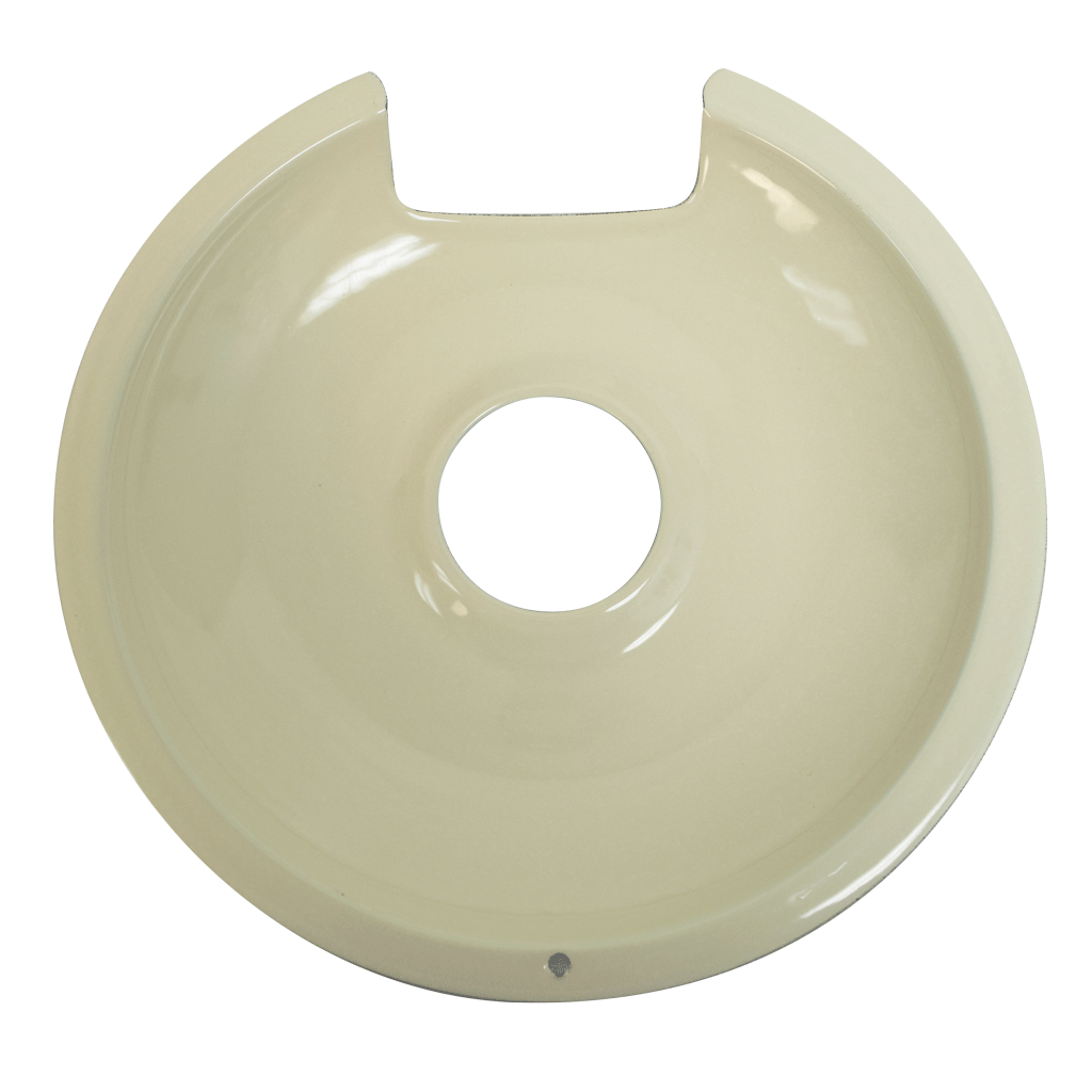 P106A Style D Large Heavy Duty Almond Porcelain Drip Pan