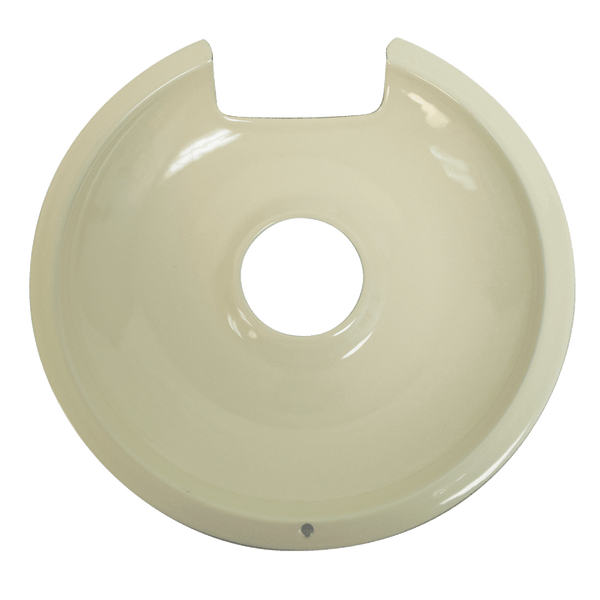 P106A Style D Large Heavy Duty Almond Porcelain Drip Pan