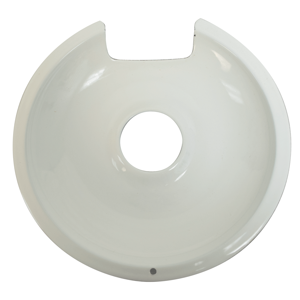 P106W Style D Large Heavy Duty White Porcelain Drip Pan