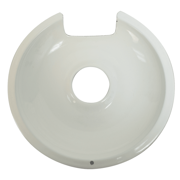 P106W Style D Large Heavy Duty White Porcelain Drip Pan