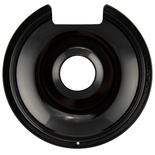 P106 Style D Large Heavy Duty Black Porcelain Drip Pan Range Kleen