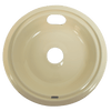 P108A Range Kleen Style C Large Heavy Duty Almond Porcelain Replacement Drip Pan