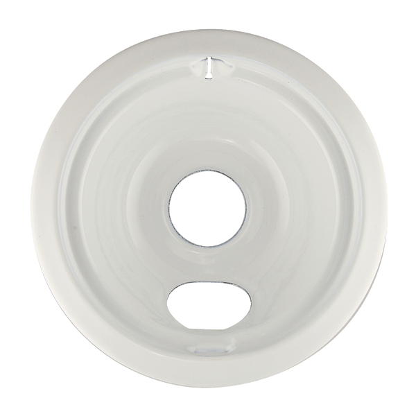 P119W Style B Small Heavy Duty White Porcelain Drip Bowl