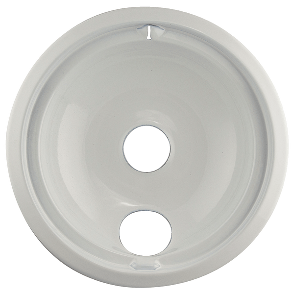 P120W Style B Large Heavy Duty White Porcleain Drip Bowl