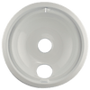 P120W Style B Large Heavy Duty White Porcleain Drip Bowl