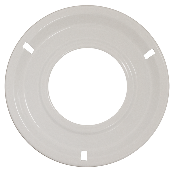 P300W Style G 8.25 Inch Round Heavy Duty White Porcelain Drip Pan