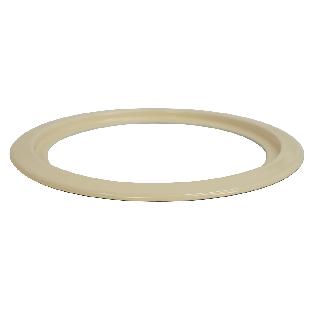 PR6GEA Style D Small Heavy Duty Almond Porcelain Trim Ring