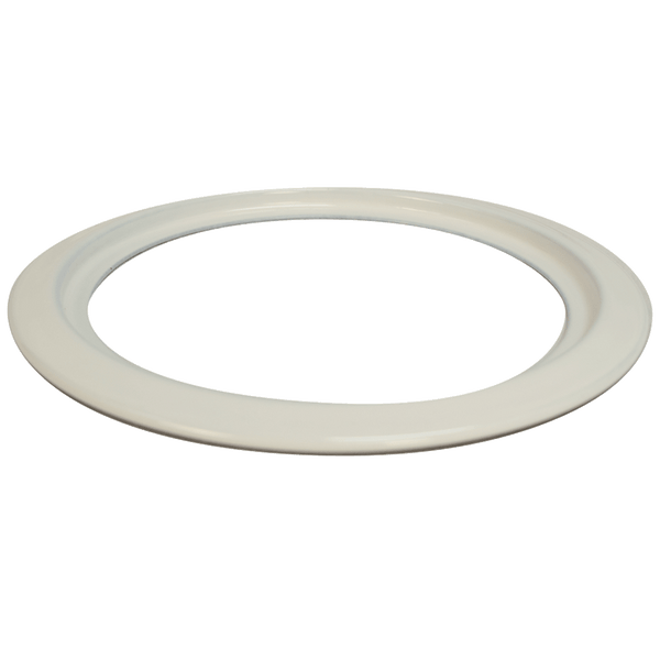 PR6GEW Style D Small Heavy Duty White Porcelain Trim Ring